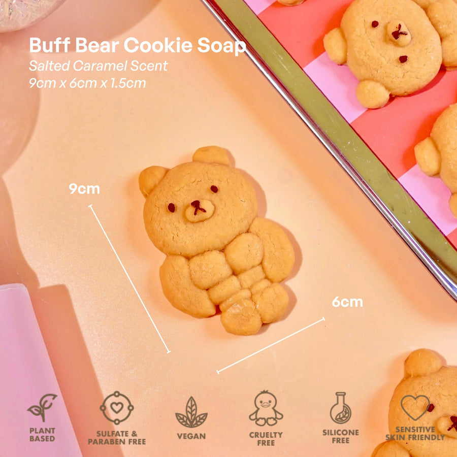 Buff Bear Cookie Soap