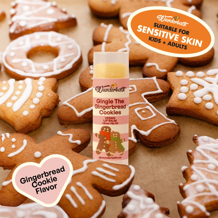 Gingie the Gingerbread Cookie Lip Balm