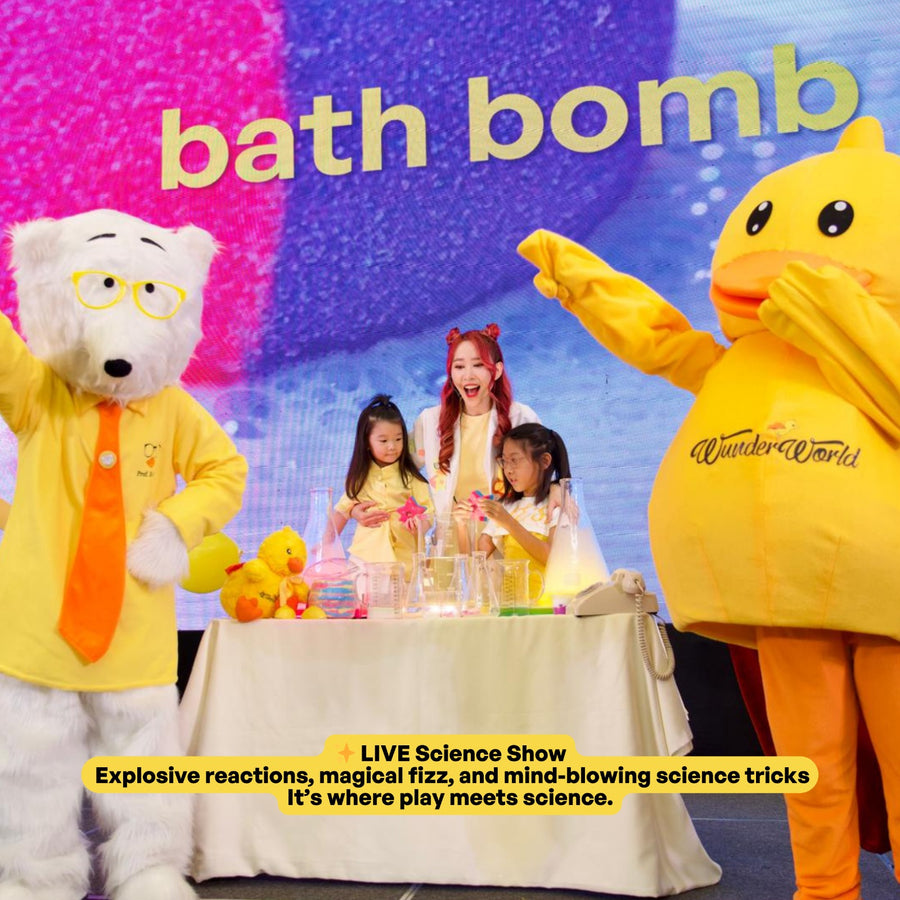 [KIDS LIVE SHOW] Science Show + DIY Bath Bomb Experience