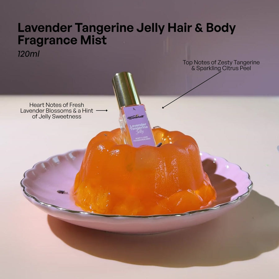 Lavender Tangerine Jelly Hair & Body Fragrance Mist 120ml
