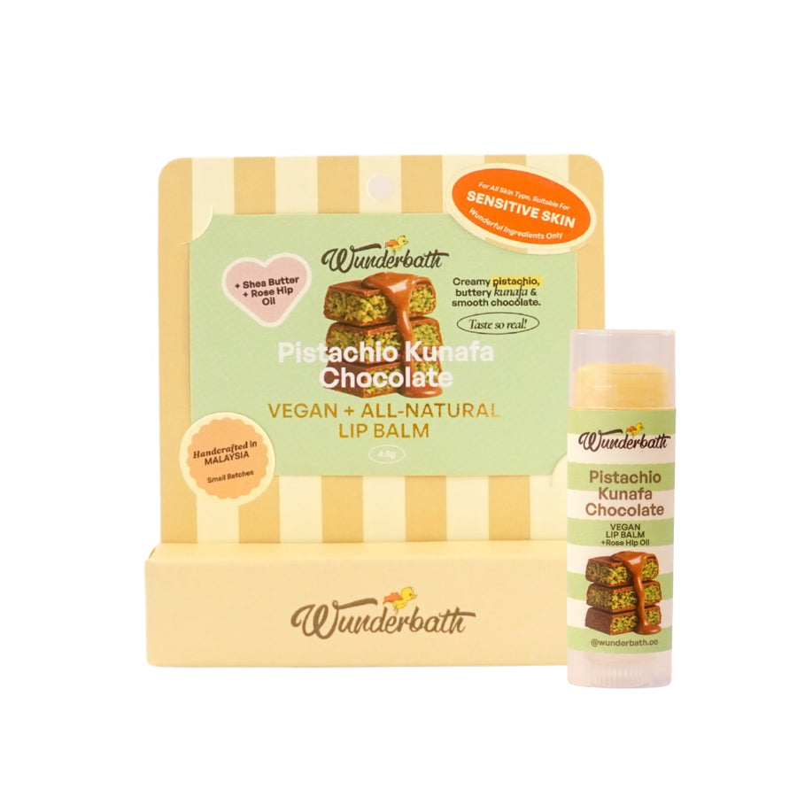 Pistachio Kunafa Chocolate Lip Balm
