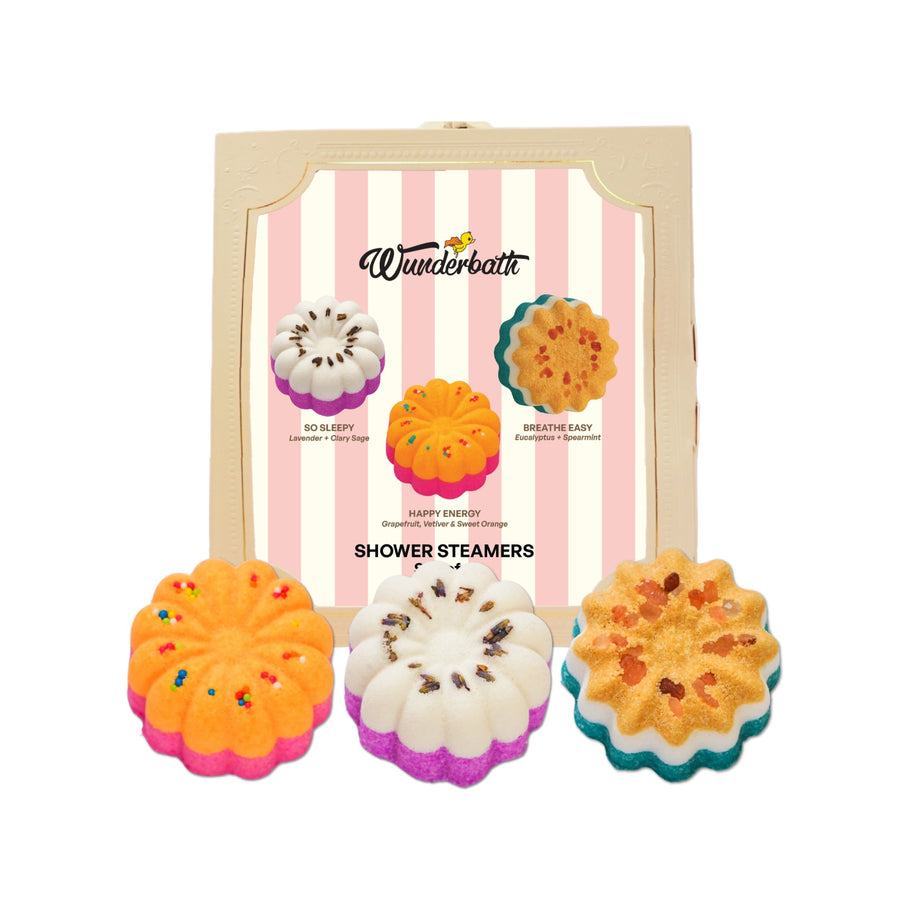 Sleep, Breathe, and Smile Shower Steamer Set