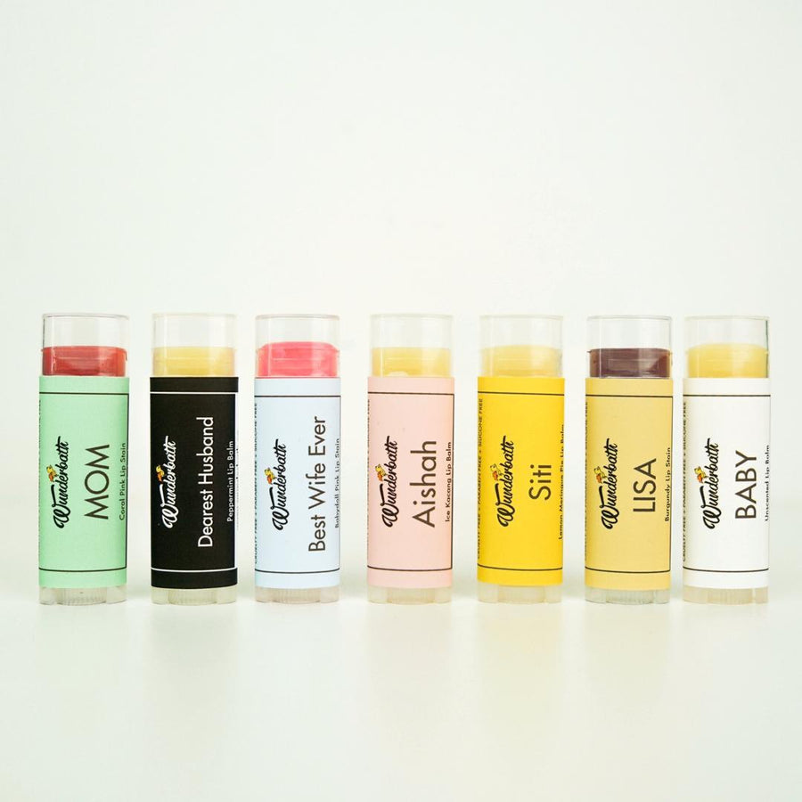 Custom Lip Balm Stain (Set of 4)